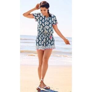 Womens Matilda Jane Brilliant Daydream On The‎ Fringe Romper Size Large